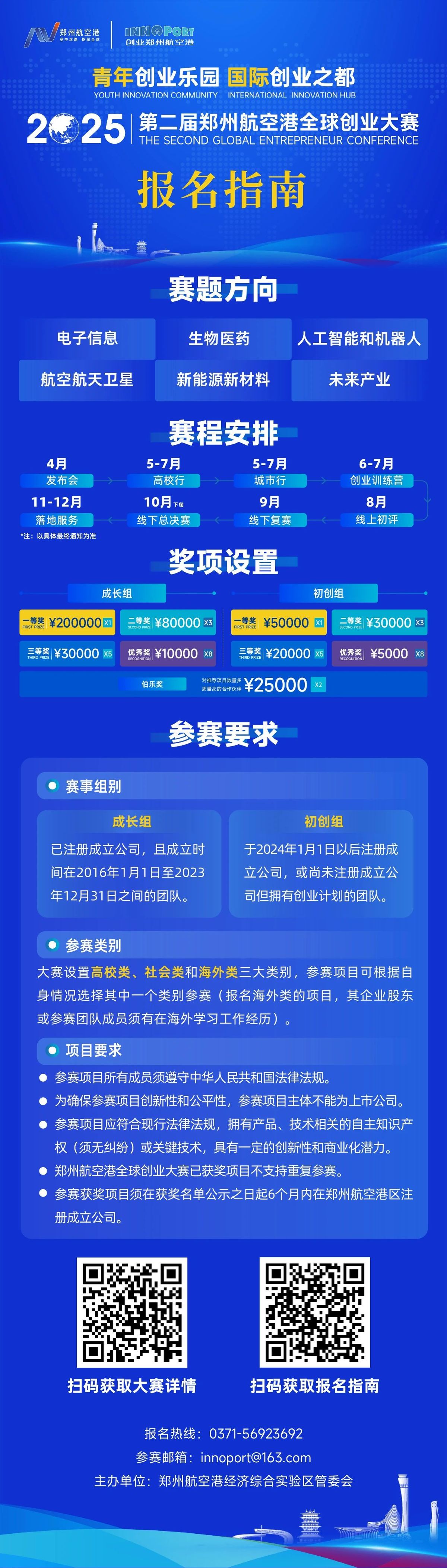 INNOPORT第二届郑州航空港全球创业大赛参赛指南