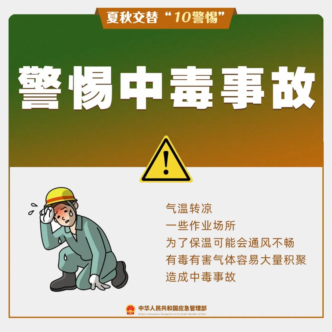 夏秋交替“10警惕“