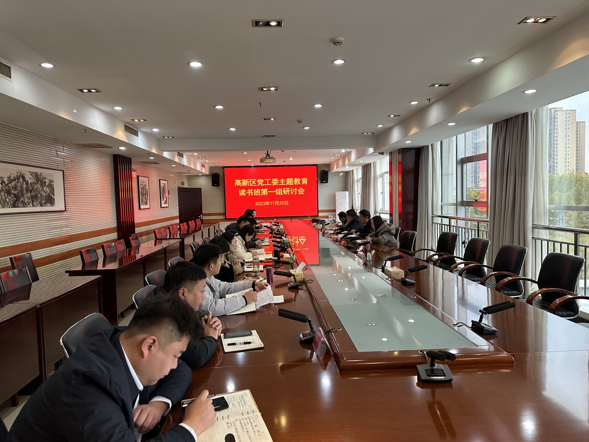 安阳高新区召开主题教育读书班分组学习研讨会
