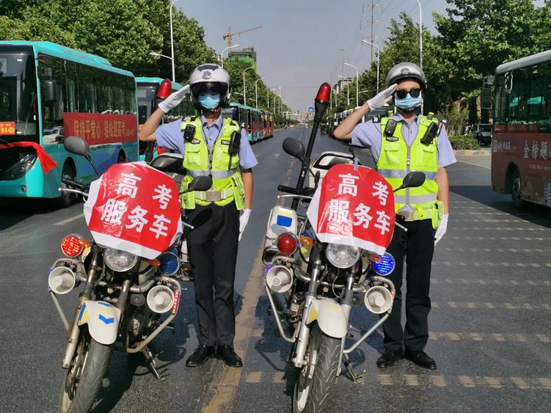 沁阳公安全力护航高考，一路“警”上添花