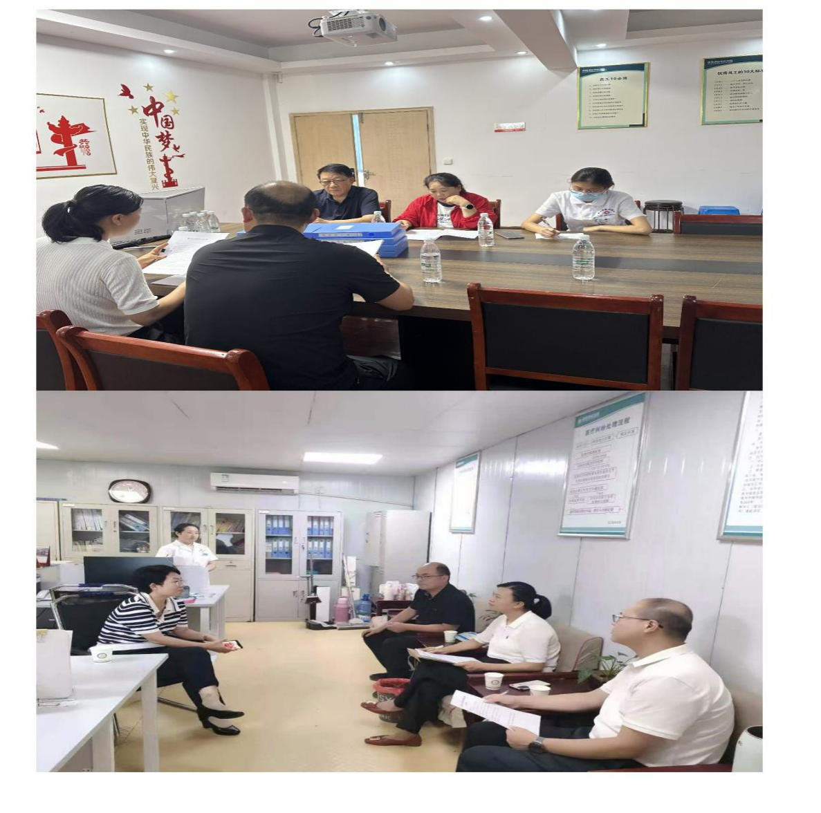 华龙区退役军人事务局对辖区拥军医院开展调研活动