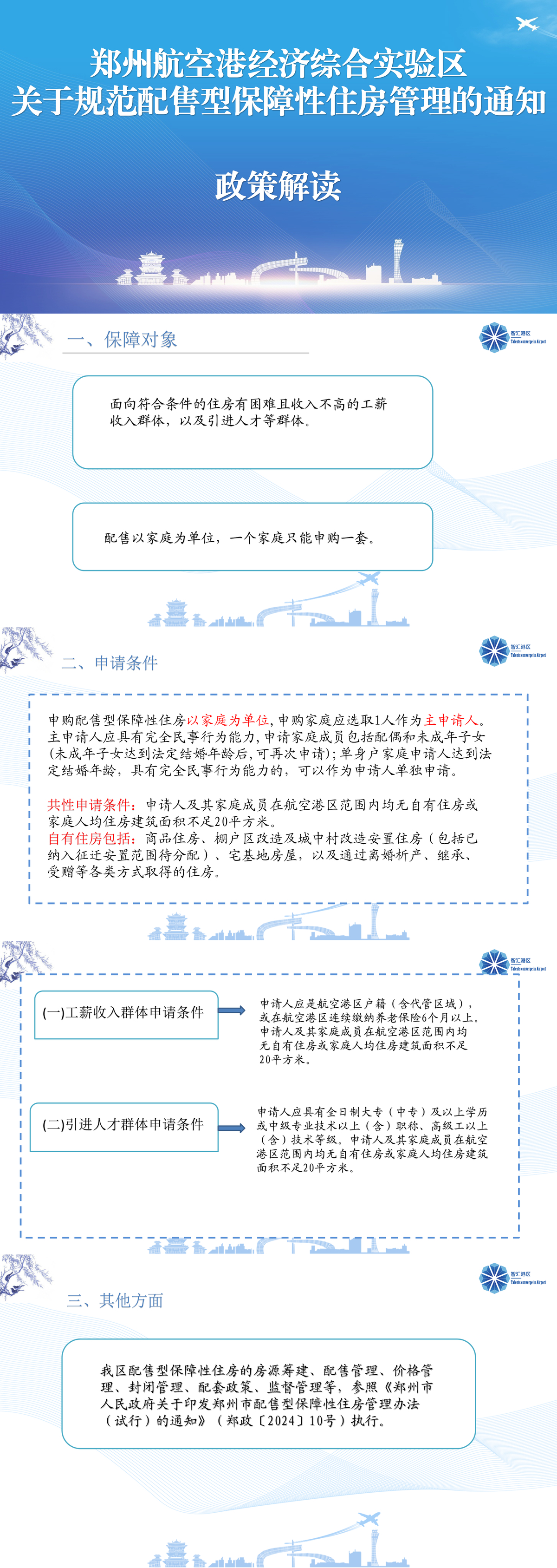 《郑州航空港经济综合实验区管理委员会关于规范配售型保障性住房管理的通知》 政策解读