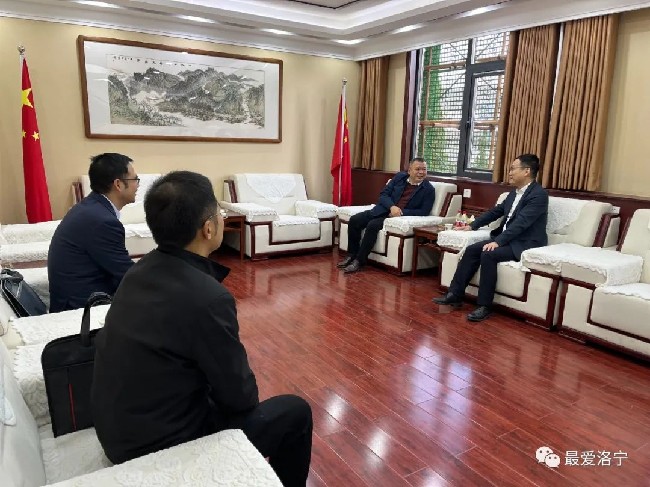 王瑞会见中国移动洛阳分公司总经理张新鹏