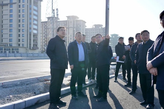 王瑞带队督导调研重点项目建设