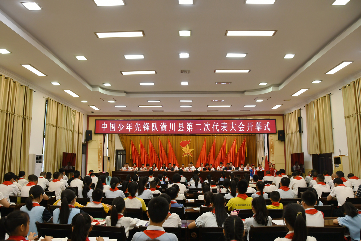 中国少年先锋队潢川县第二次代表大会胜利召开