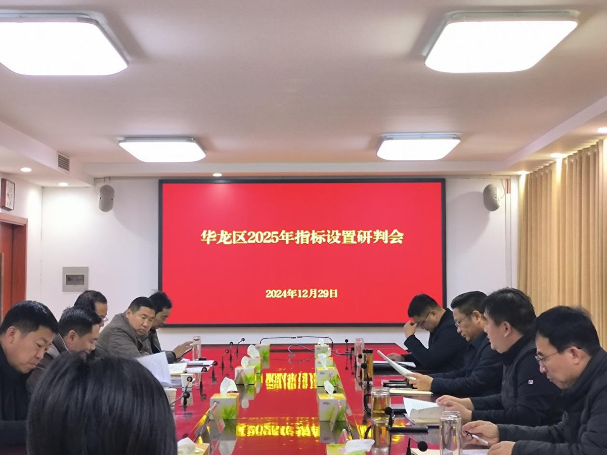 华龙区召开2025年经济指标研判会