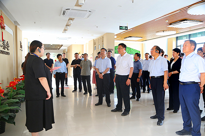 市人大到我县视察全市人大2024年度上半年重点工作