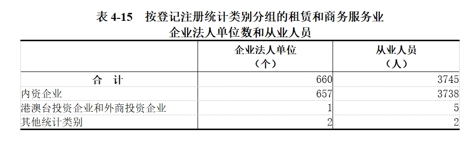 龙安区第五次全国经济普查公报（第四号）——第三产业基本情况之一