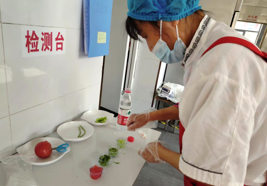 安阳县开展食材快速检测进校园活动