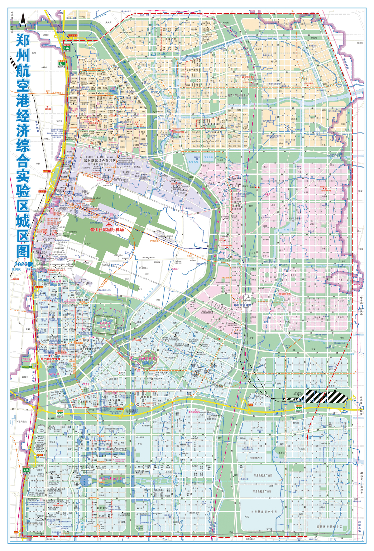河南郑州航空港区地图