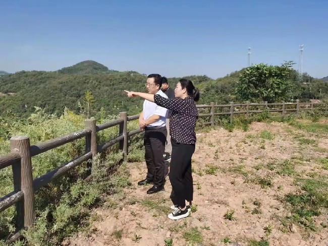 县级林长、县法院院长徐朝阳到西子湖湿地公园巡林