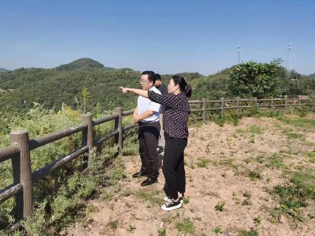 縣級林長、縣法院院長徐朝陽到西子湖濕地公園巡林