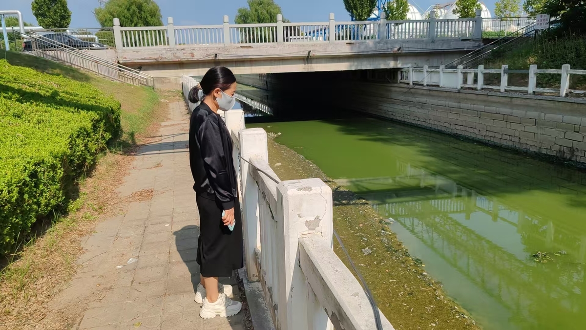 濮水办副总河长、濮水办事处筹备组成员到濮水河（濮水段）开展日常巡河巡查