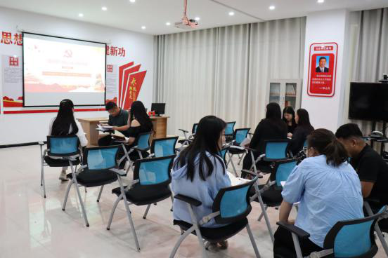 电商园党支部召开党纪学习教育座谈研讨会