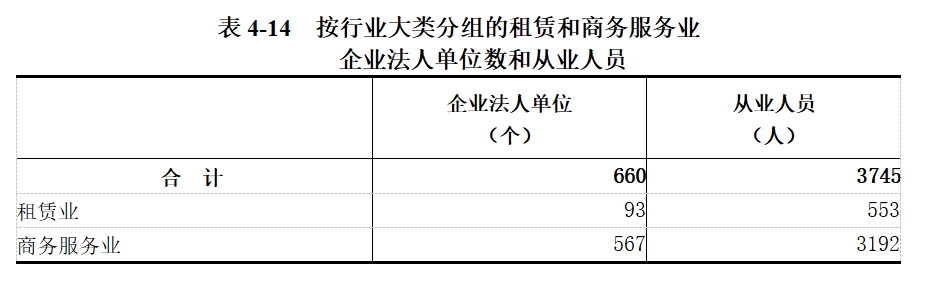 龙安区第五次全国经济普查公报（第四号）——第三产业基本情况之一
