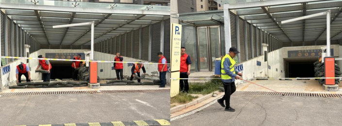 明港办事处举办消防应急演练活动