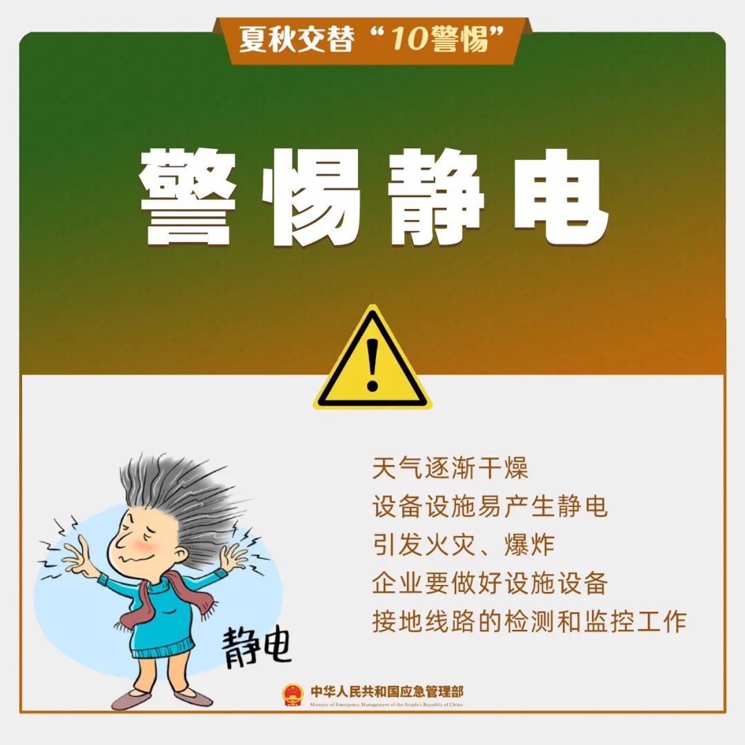 夏秋交替“10警惕“