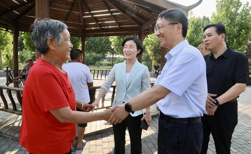 縣委書記邵平到鄉(xiāng)鎮(zhèn)敬老院調研養(yǎng)老服務體系建設情況