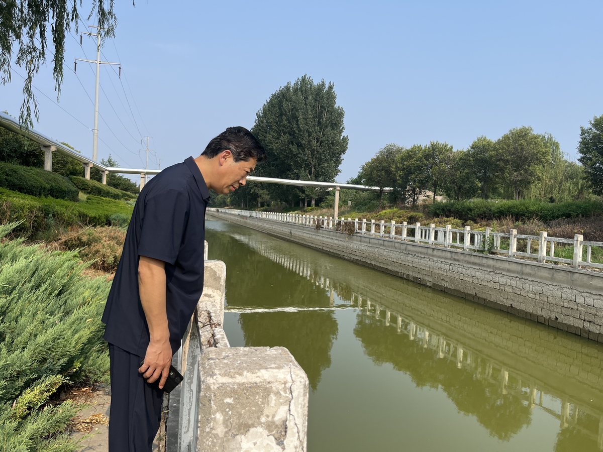 濮水办副总河长、濮水办事处筹备组成员到濮水河（濮水段）开展巡河巡查