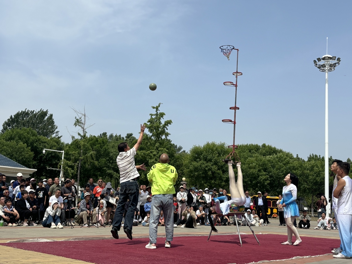 鄉韻非遺譜新章  萬象煥彩慶佳節<br>  ——濮陽市東北莊園區五一活動圓滿落幕