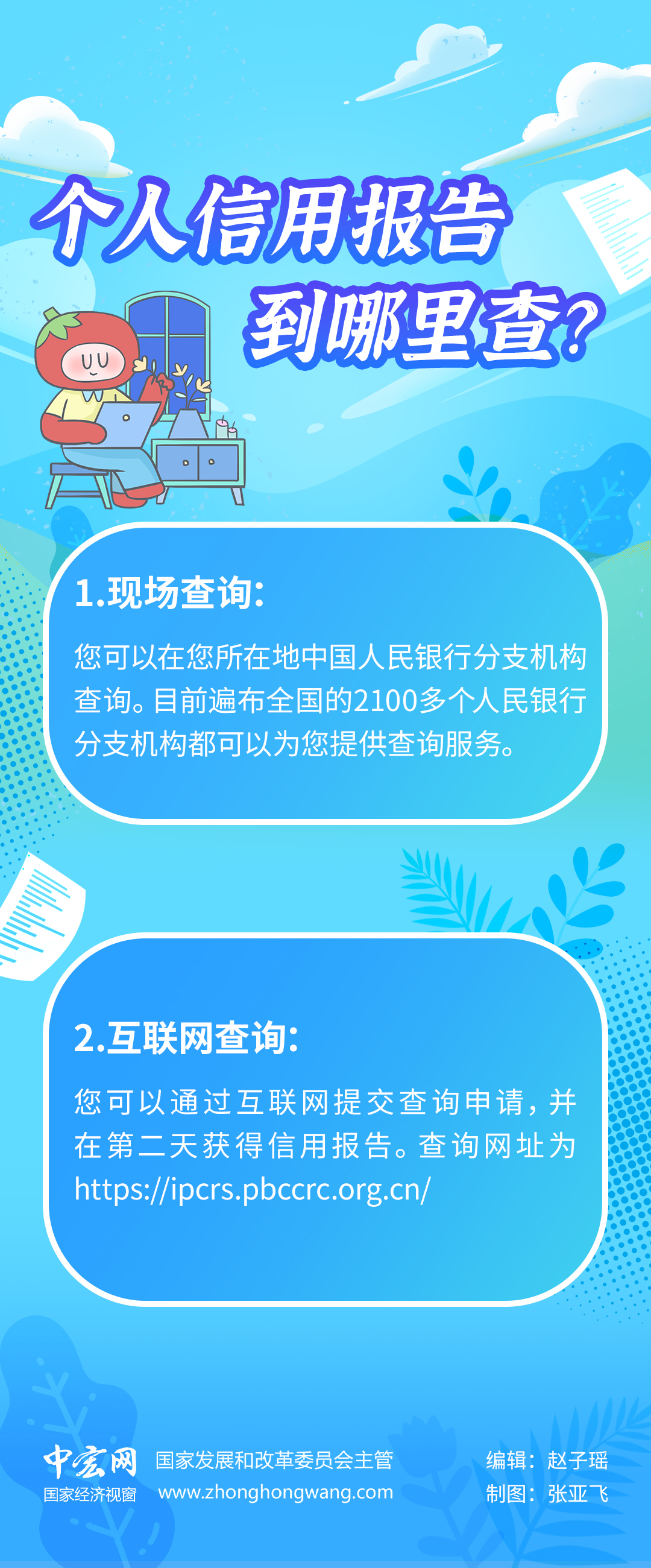 【信用知识百问百答】个人信用报告到哪里查？