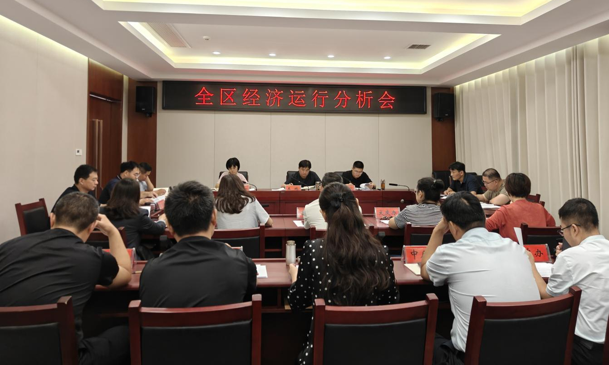 华龙区召开经济运行分析会