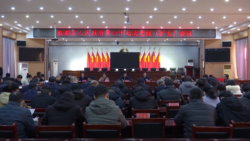 殷都区政府第六十七次党组（扩大）会议