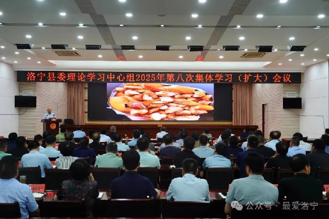 县委理论学习中心组召开2025年第八次集体学习（扩大）会议