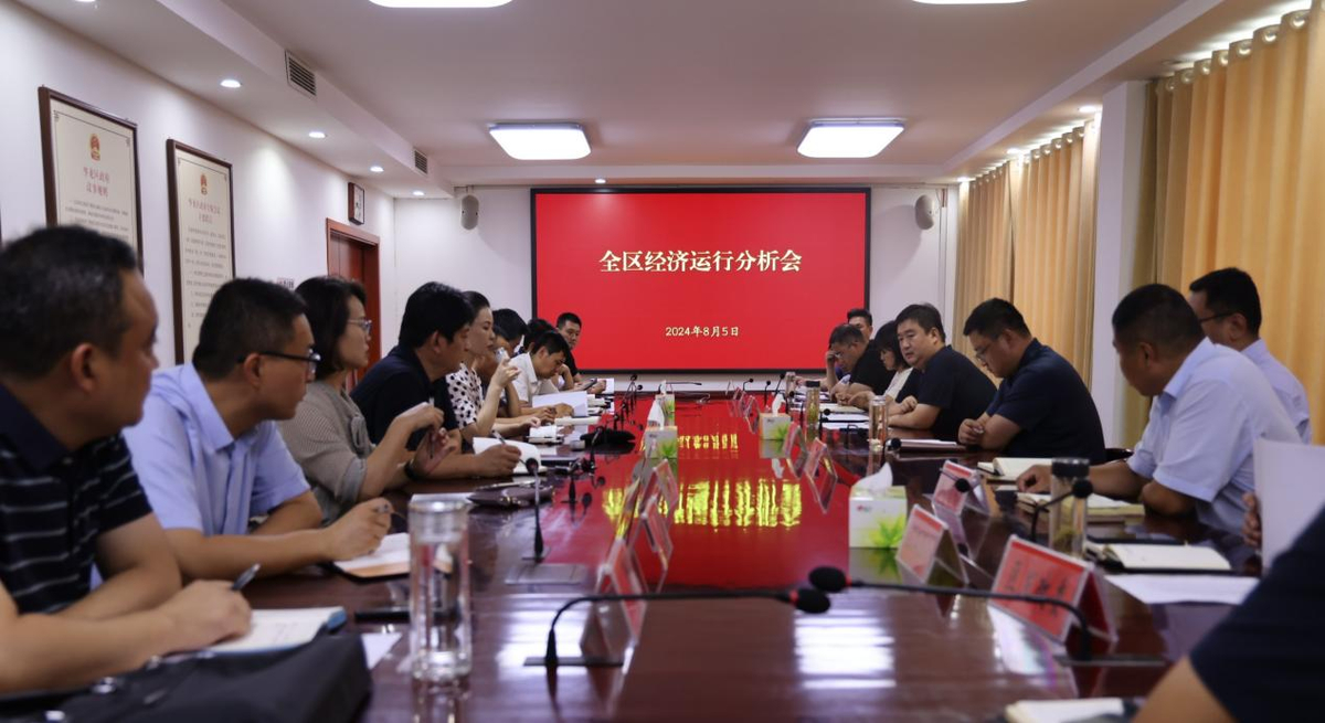 华龙区召开经济运行分析会