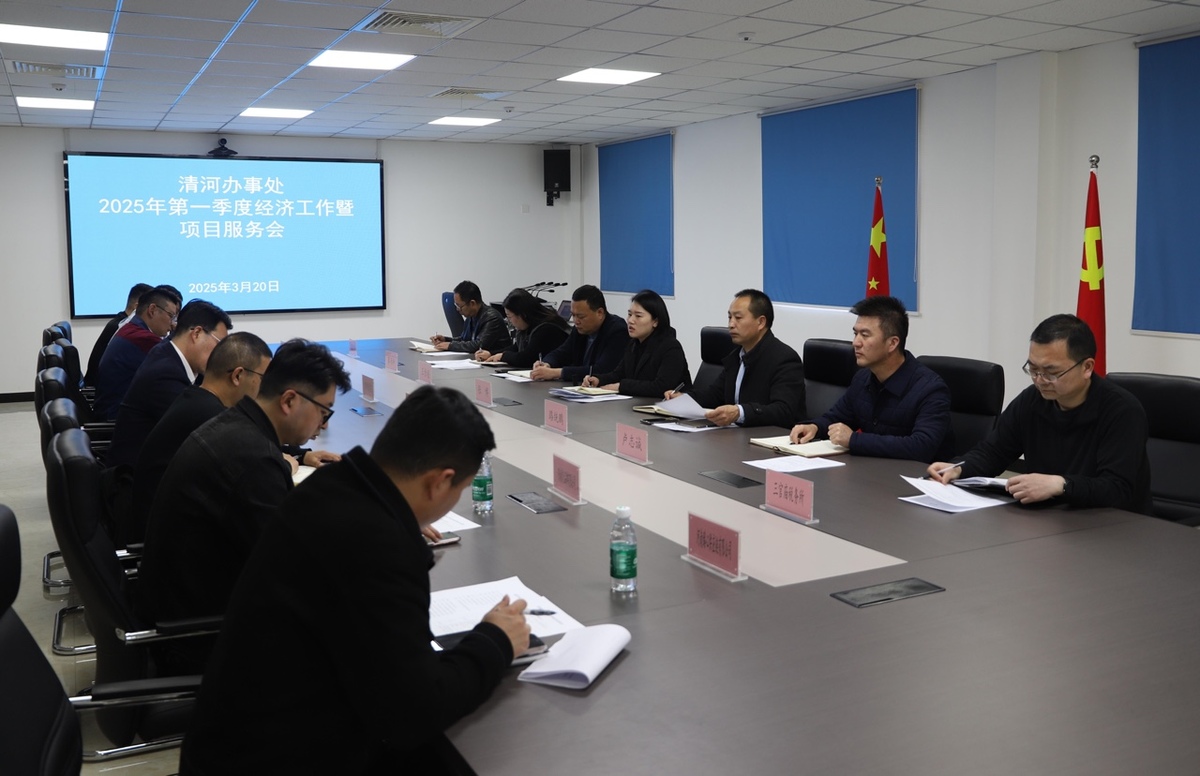 清河办事处召开第一季度经济工作暨项目服务会