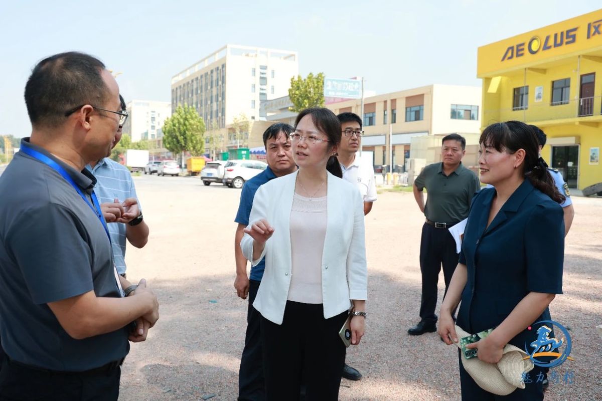 王婕调研巩固国家卫生城市工作！