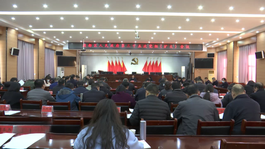 殷都区政府召开第35次党组（扩大）会议