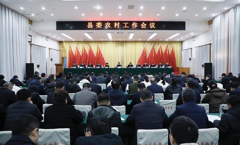 县委农村工作会议召开