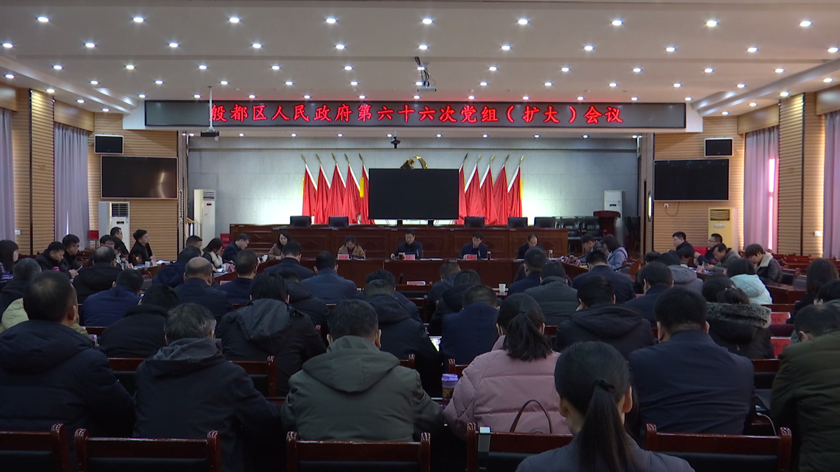 殷都区政府第六十六次党组（扩大）会议召开