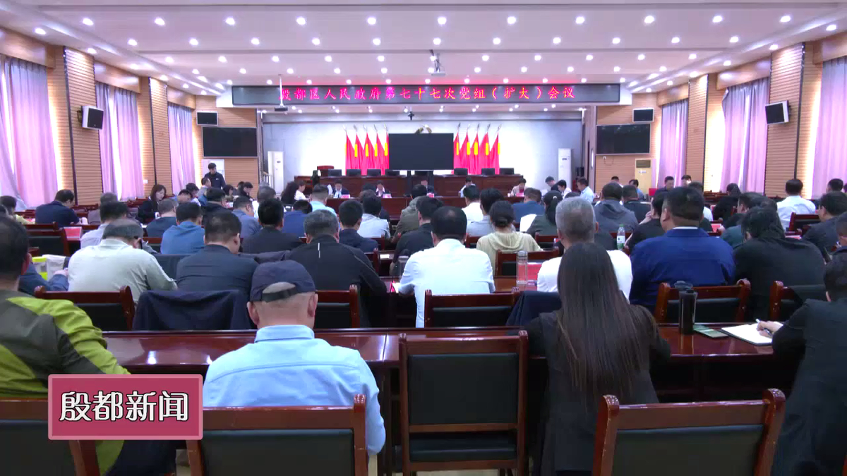 殷都区政府第七十七次党组（扩大）会议召开