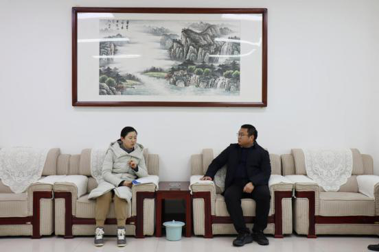 濮阳人才发展集团有限公司总经理牛力莅临电商园参观考察