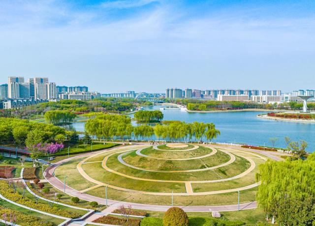 大片来袭，郑州航空港区的春天每张都能当桌面