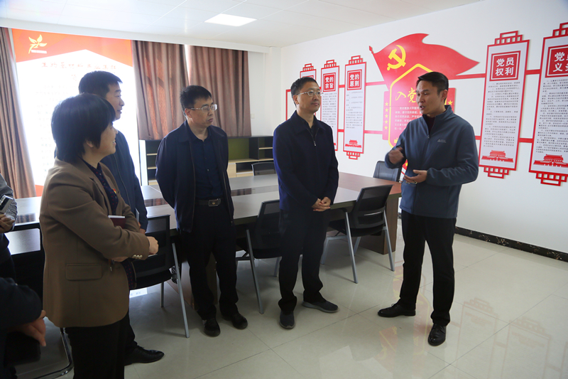 县委书记邵平到基层一线调研主题教育工作