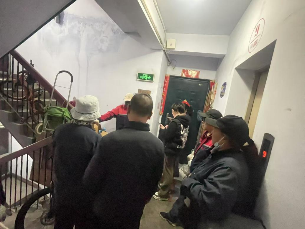 社区开展高层消防安全隐患检查