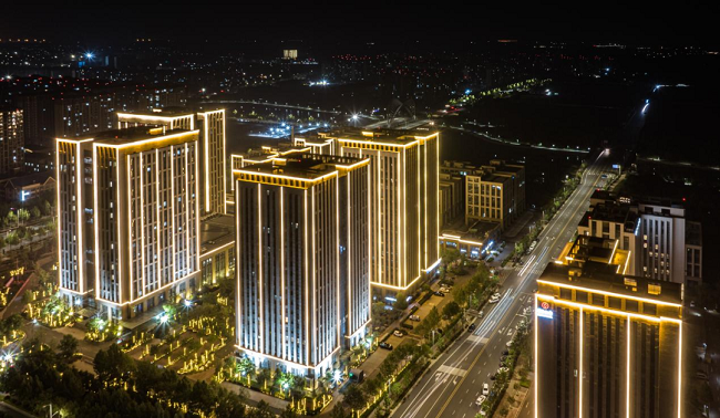 飞"阅"航空港 夜色正璀璨-图说航空港-郑州航空港经济综合实验区