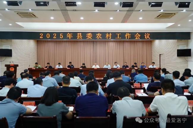 2025年县委农村工作会议召开