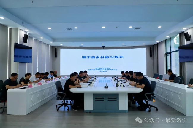 洛宁县召开乡村振兴集中连片示范区规划建设推进会