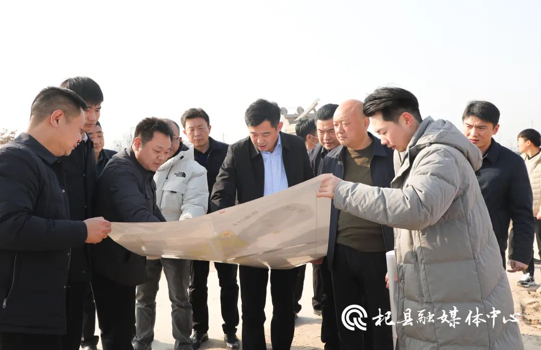 县委书记戴继田带队深入一线调研银河路南延项目建设情况