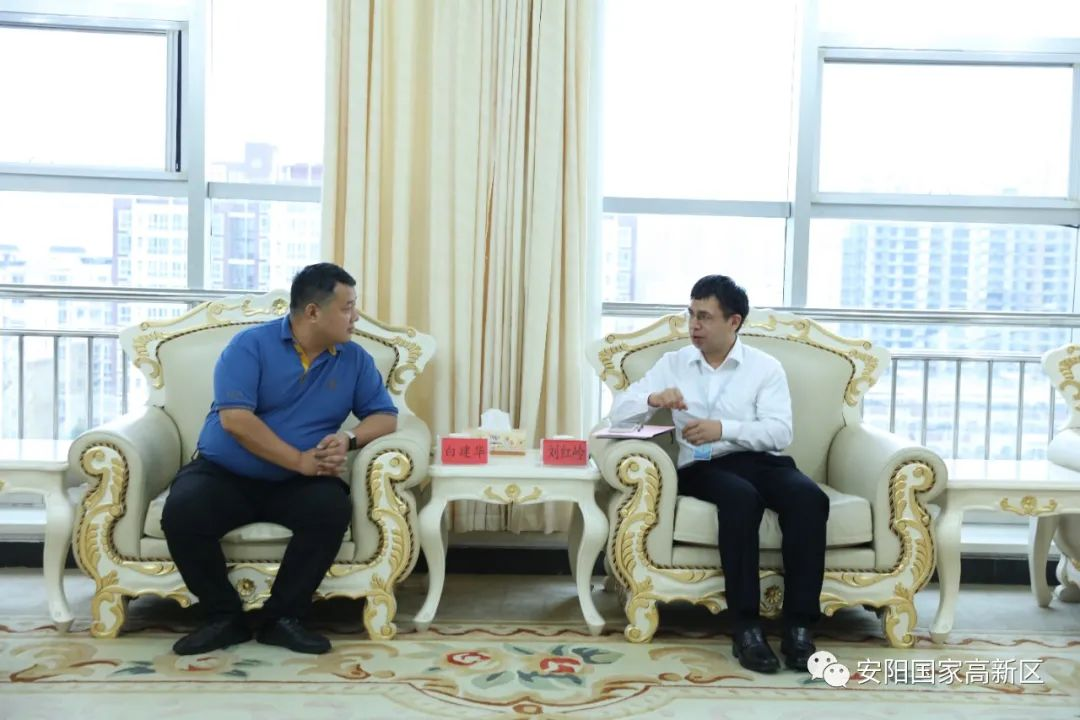 广东省华商经济发展研究院到安阳高新区考察调研