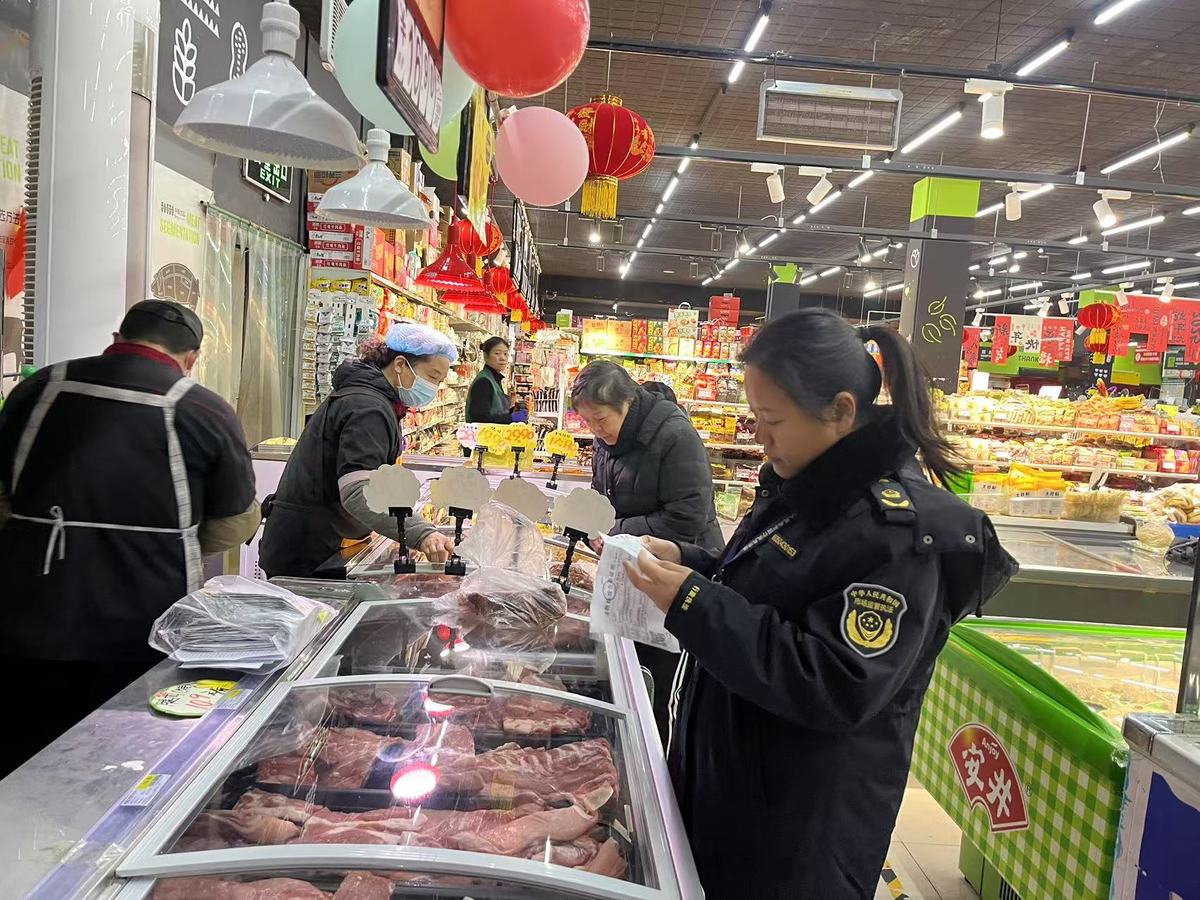 殷都区市场监管局开展节前肉制品安全监督检查