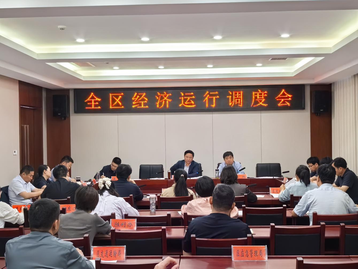 华龙区召开经济运行分析会