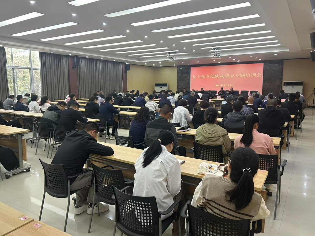 龙王办事处召开防灾减灾专题培训会