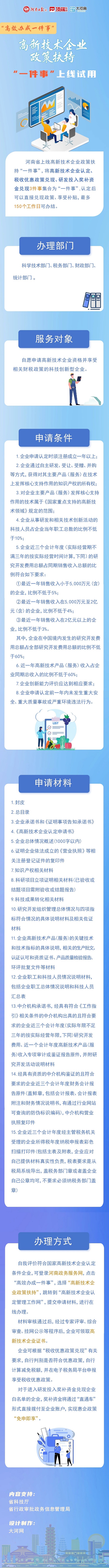一键解锁福利！河南上线高新技术企业政策扶持“一件事”