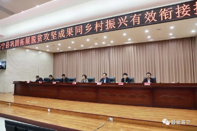 洛寧縣召開鞏固拓展脫貧攻堅成果同鄉(xiāng)村振興有效銜接推進會