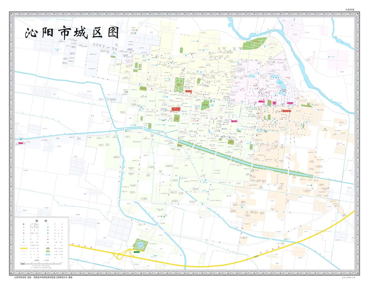 2024版沁阳市城区图来啦